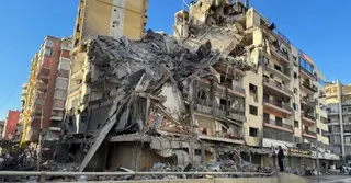 বৈরুতে ধ্বংসস্তূপ, ইসরাইলের বিমান হামলা অব্যাহত